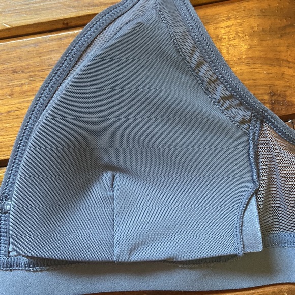 NWT Lively The Mesh Trim Padded Bralette Smoke Small - Picture 6 of 10